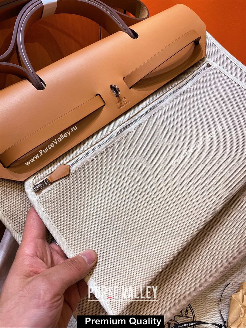 Hermes Herbag Zip 39 Bag in Original Quality beige (aiyuan-7361)