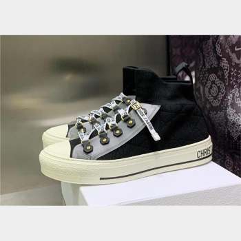 Dior black Macrocannage Technical Mesh WalknDior Sneaker 2023 (jincheng-230920-16)