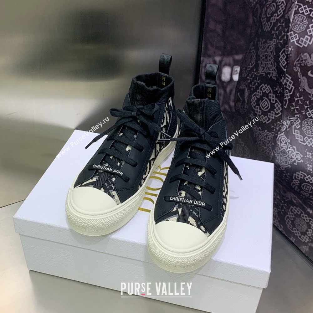 Dior blue Oblique Technical Mesh and Calfskin WalknDior Sneaker 2023 (jincheng-230920-17)