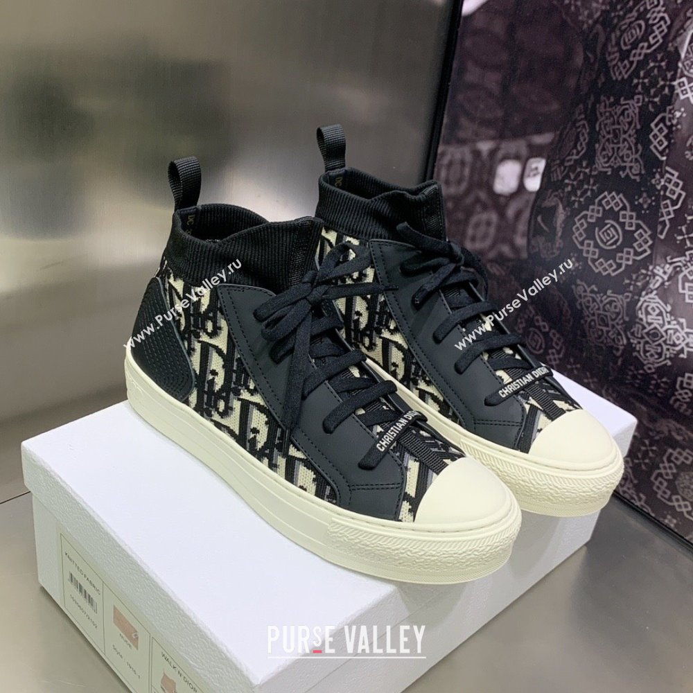 Dior blue Oblique Technical Mesh and Calfskin WalknDior Sneaker 2023 (jincheng-230920-17)