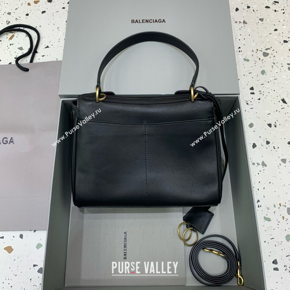 BALENCIAGA Womens Rodeo SMALL Handbag in Black/GOLD 2024 (JIEMEI-240424-03)