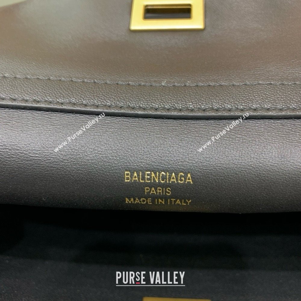 BALENCIAGA Womens Rodeo SMALL Handbag in Black/GOLD 2024 (JIEMEI-240424-03)