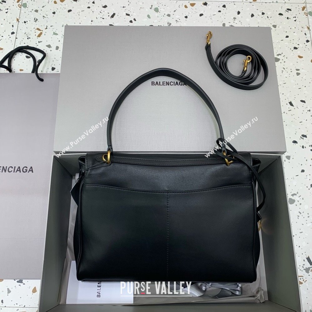 BALENCIAGA Womens Rodeo Medium Handbag in Black 2024 (JIEMEI-240424-01)