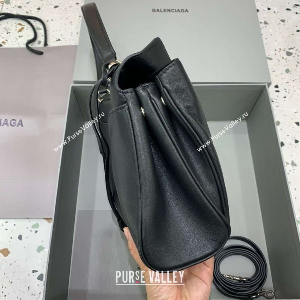 BALENCIAGA Womens Rodeo SMALL Handbag in Black/SILVER 2024 (JIEMEI-240424-02)