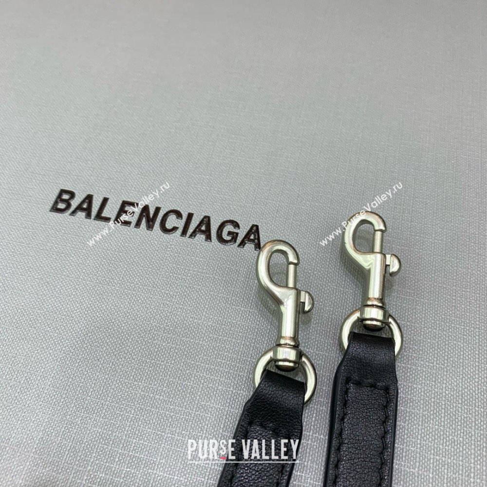 BALENCIAGA Womens Rodeo SMALL Handbag in Black/SILVER 2024 (JIEMEI-240424-02)