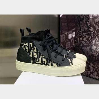 Dior blue Oblique Technical Mesh and Calfskin WalknDior Sneaker 2023 (jincheng-230920-17)