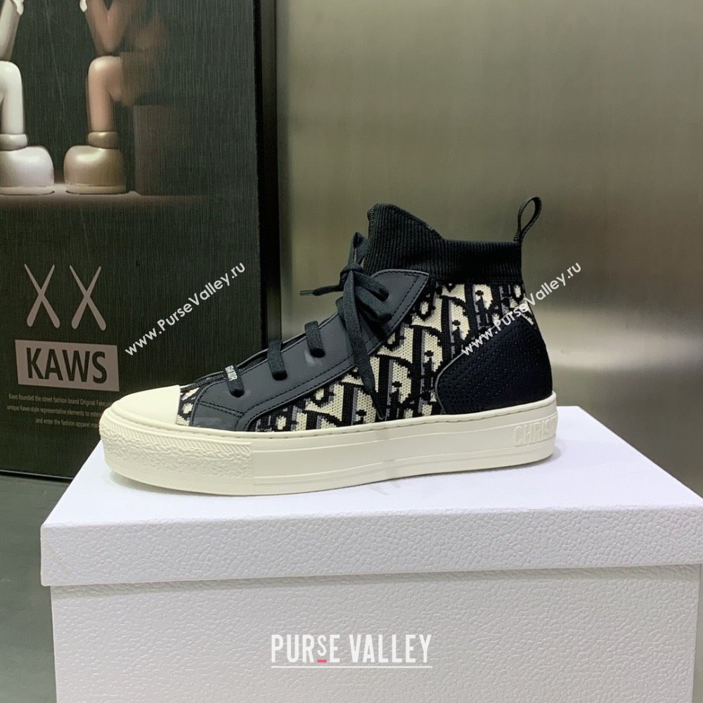 Dior blue Oblique Technical Mesh and Calfskin WalknDior Sneaker 2023 (jincheng-230920-17)