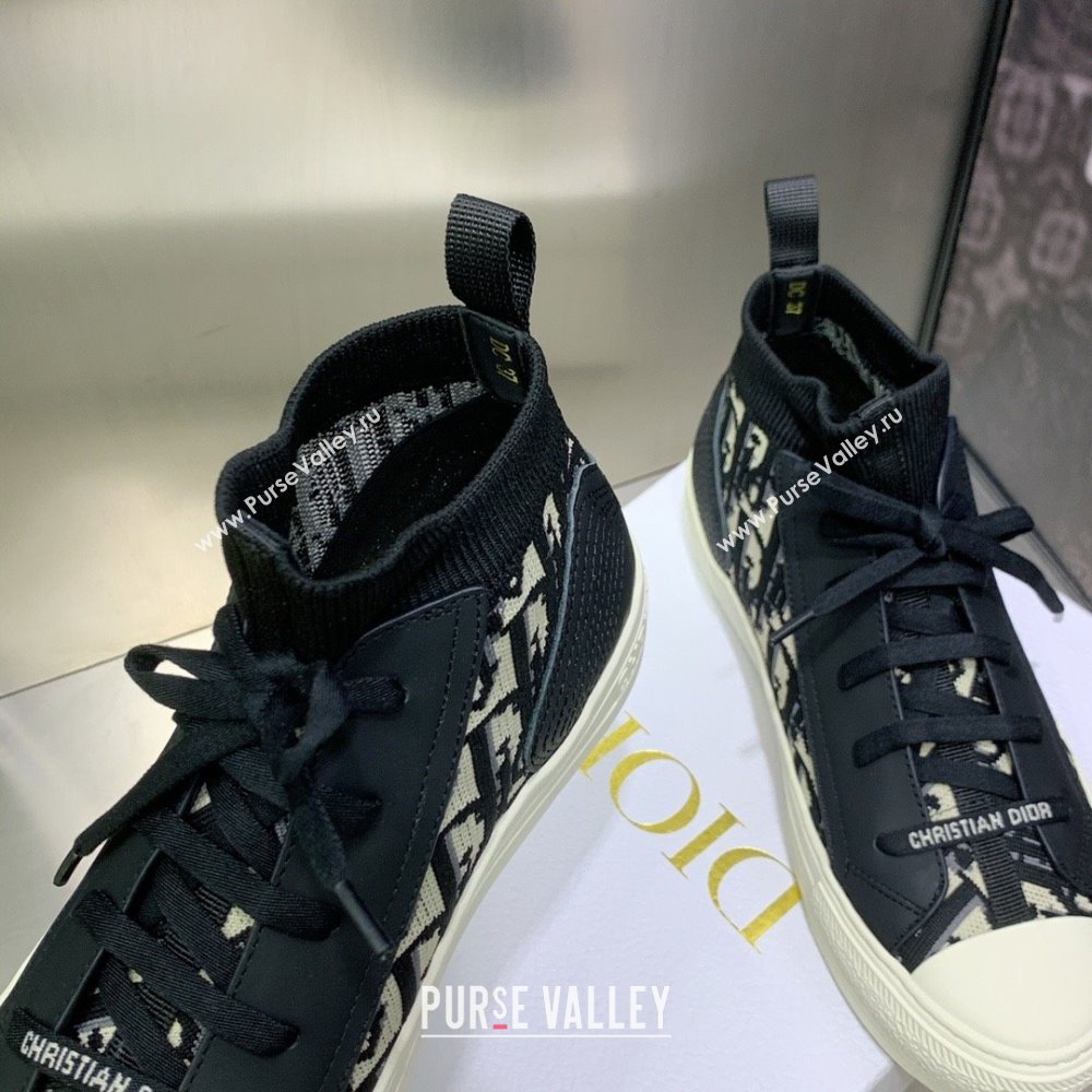 Dior blue Oblique Technical Mesh and Calfskin WalknDior Sneaker 2023 (jincheng-230920-17)