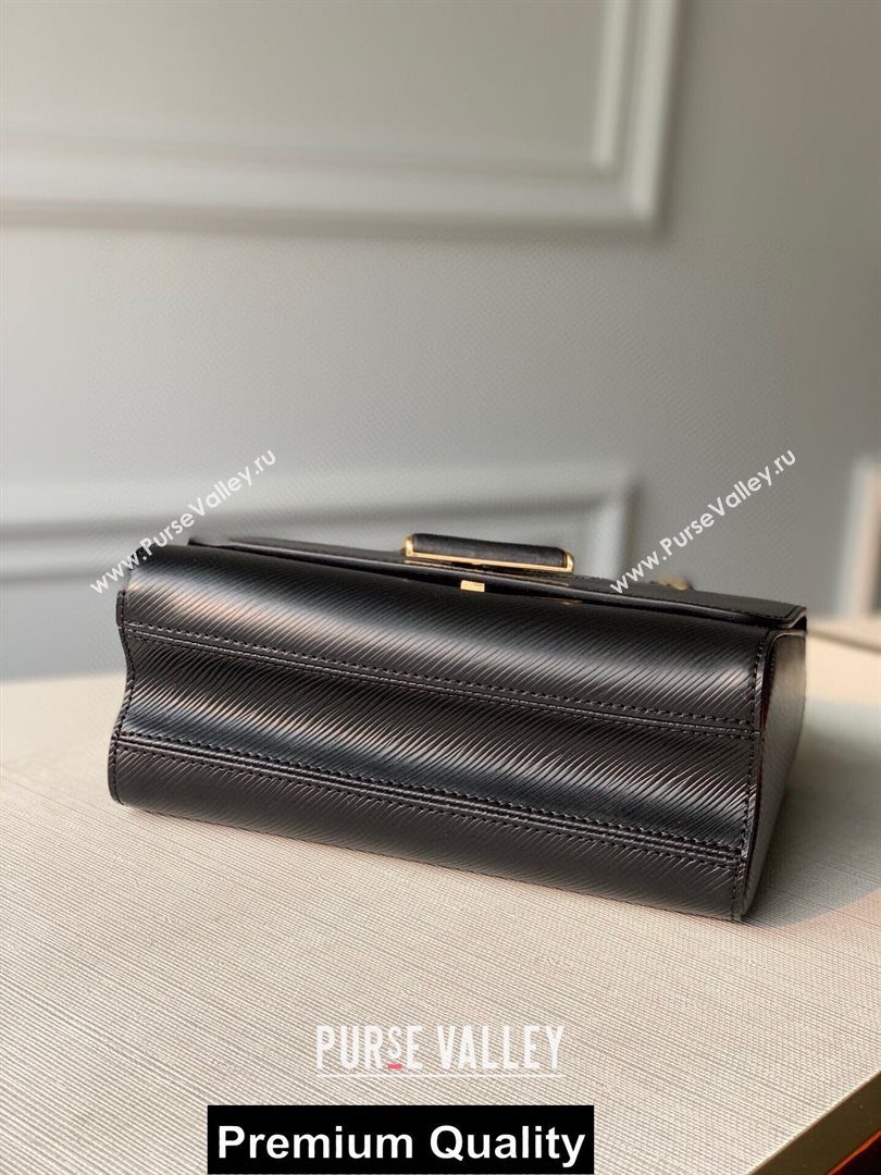 LOUIS VUITTON TWIST PM BAG IN EPI LEATHER M50282 black (kik-6937)