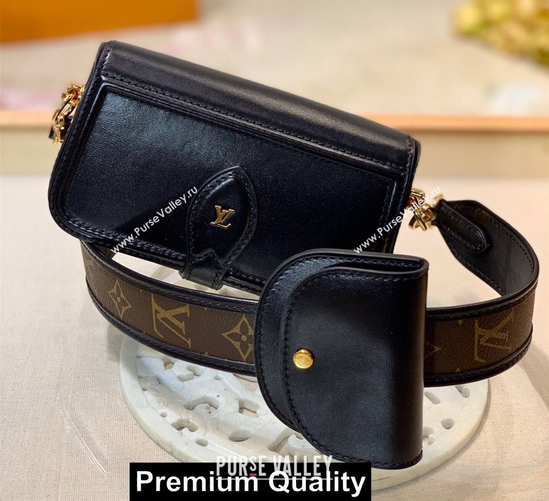 LOUIS VUITTON OFFICIER BLACK CALFKSIN BAG M69841 (KIKI-4217)