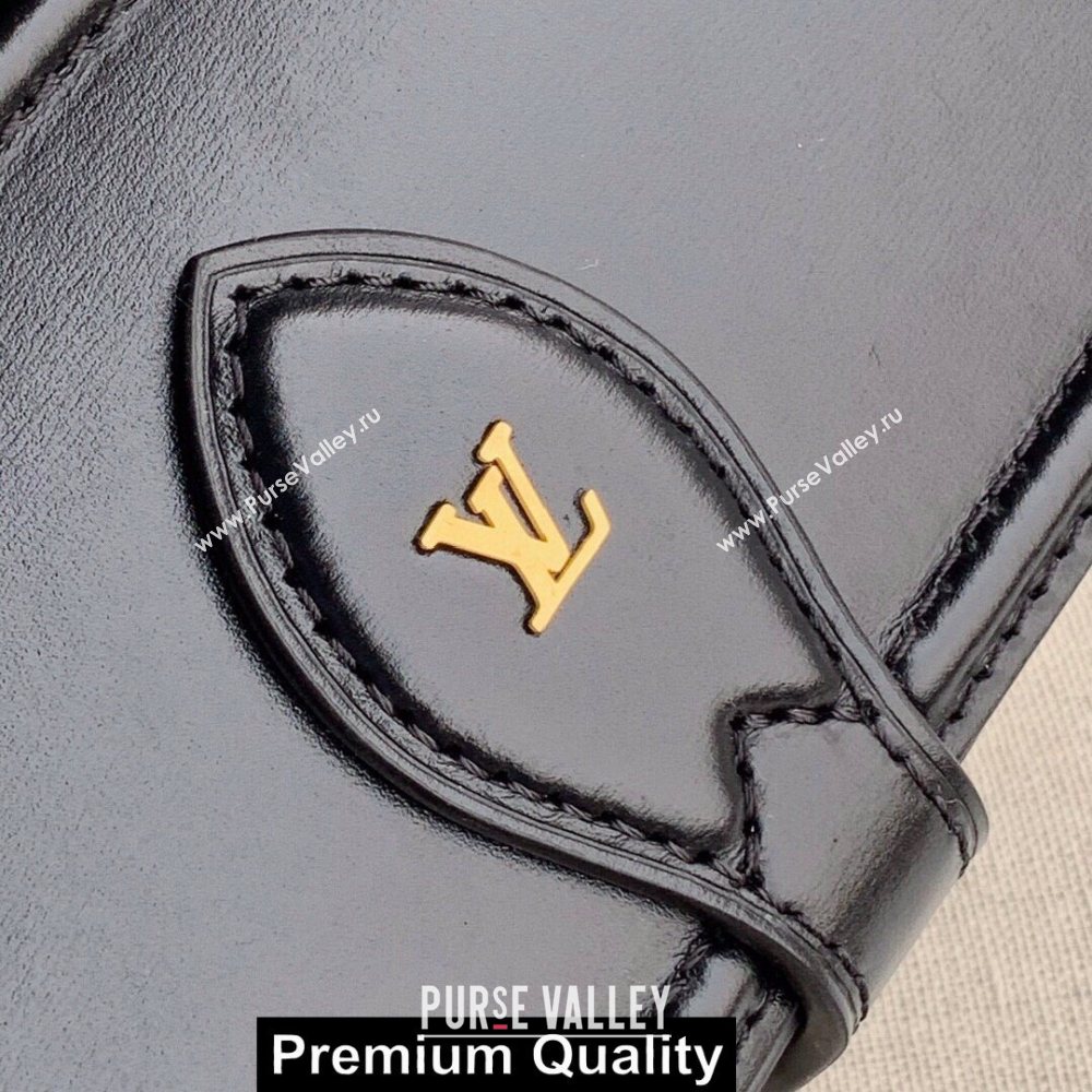 LOUIS VUITTON OFFICIER BLACK CALFKSIN BAG M69841 (KIKI-4217)