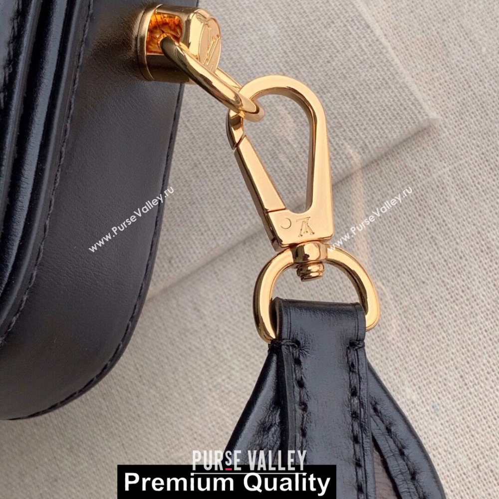 LOUIS VUITTON OFFICIER BLACK CALFKSIN BAG M69841 (KIKI-4217)