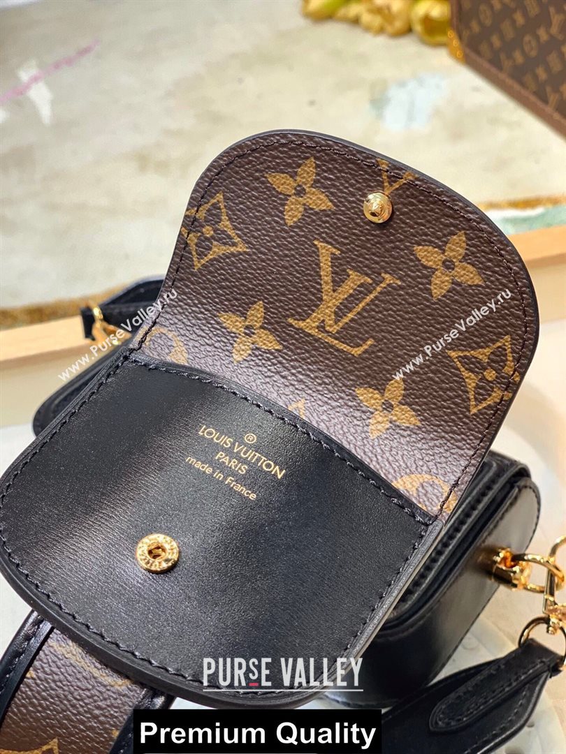 LOUIS VUITTON OFFICIER BLACK CALFKSIN BAG M69841 (KIKI-4217)