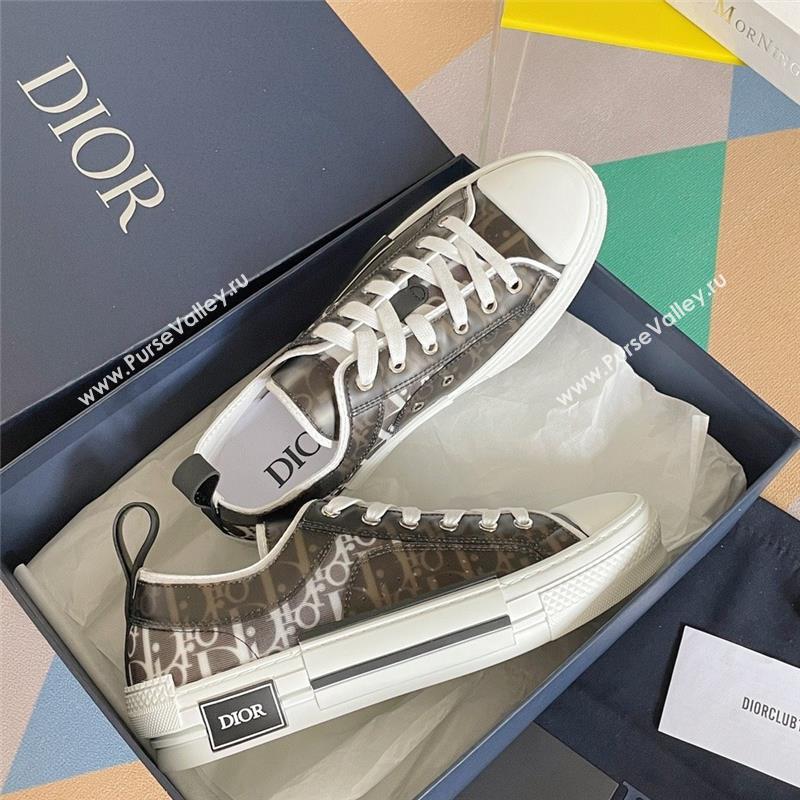 Dior black/White Dior Oblique Canvas B23 Low-Top Sneaker 2023 (guoran-230920-06)