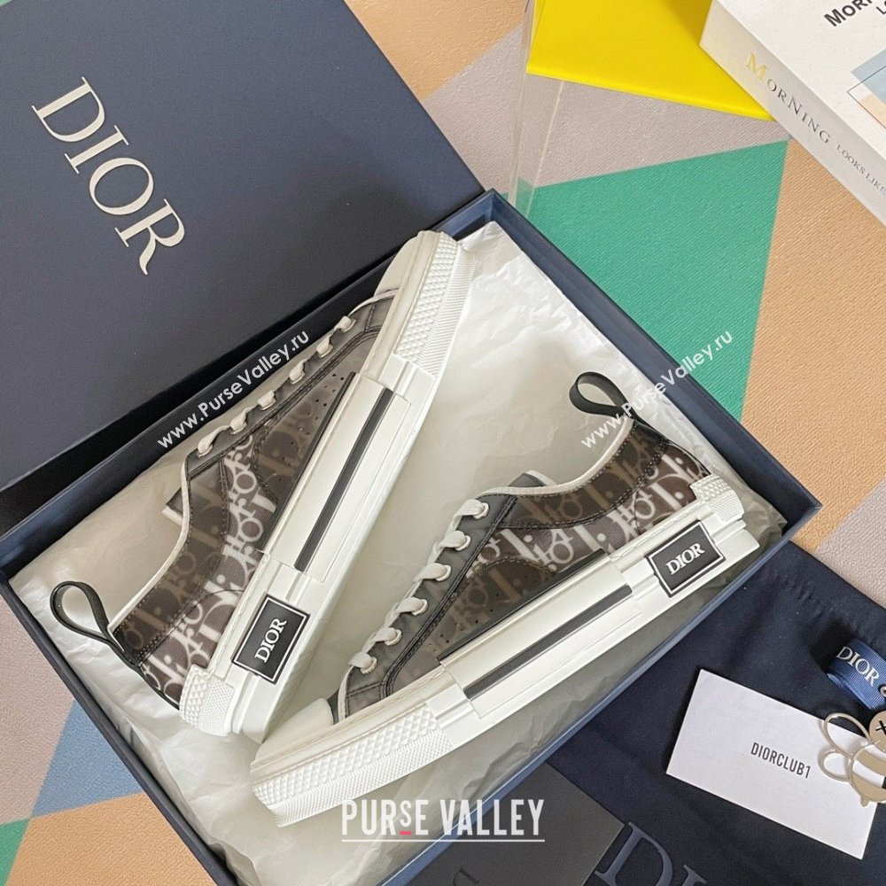 Dior black/White Dior Oblique Canvas B23 Low-Top Sneaker 2023 (guoran-230920-06)