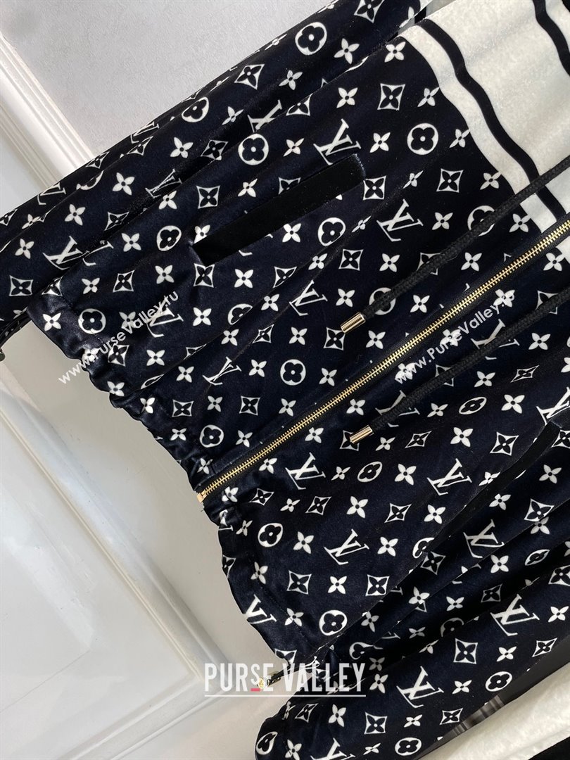 louis vuitton black monogram sports suit 2023 (QIQI-230921-29)
