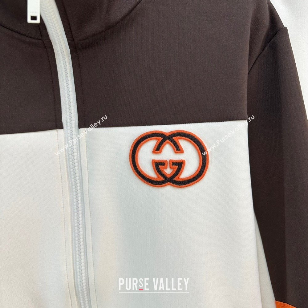 gucci white/brown sports suit 2023 (qiqi-230922-15)