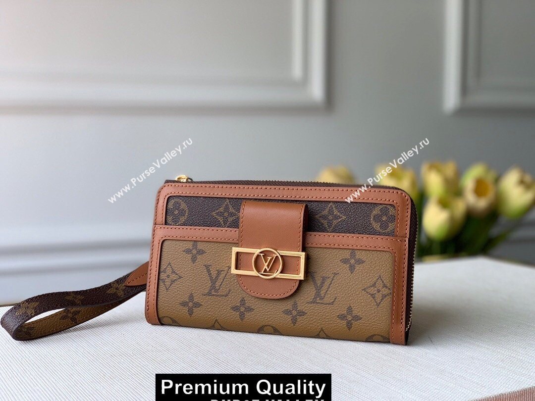 LOUIS VUITTON ZIPPY DAUPHINE WALLET M69162 (KIKI-6823)