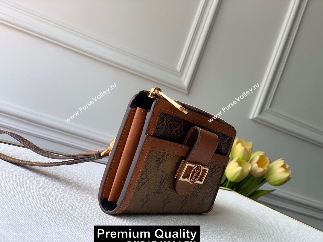 LOUIS VUITTON ZIPPY DAUPHINE WALLET M69162 (KIKI-6823)