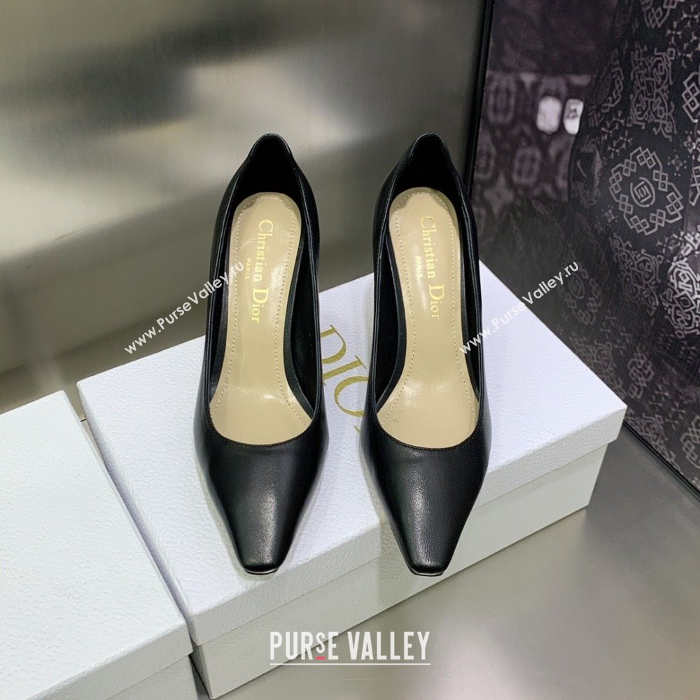 DIOR heel 8CM D-FAME PUMPS IN CALFKSIN BLACK 2023 (jincheng-231012-04)