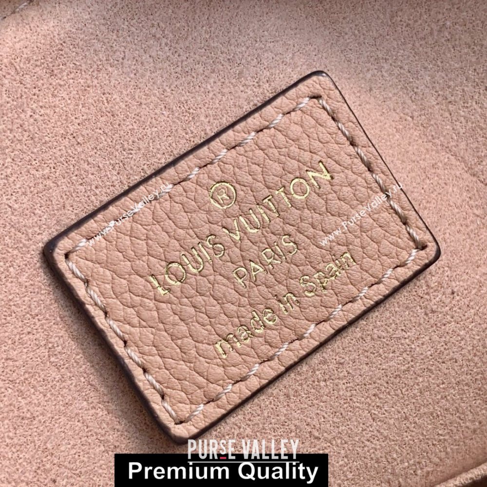 LOUIS VUITTON V TOTE MM MONOGRAM EMPREINTE M44422 PINK/BEIGE (KIKI-4127)