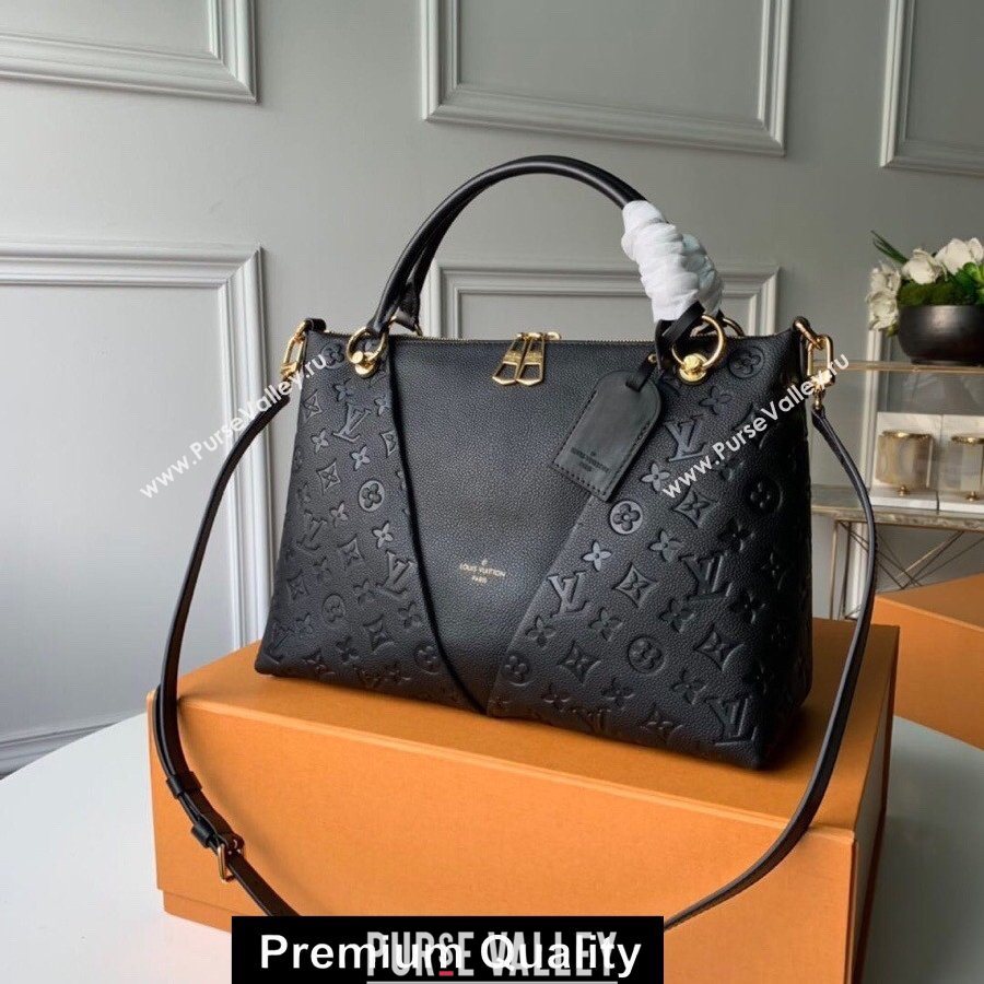 LOUIS VUITTON V TOTE MM MONOGRAM EMPREINTE M44422 BLACK (KIKI-8127)