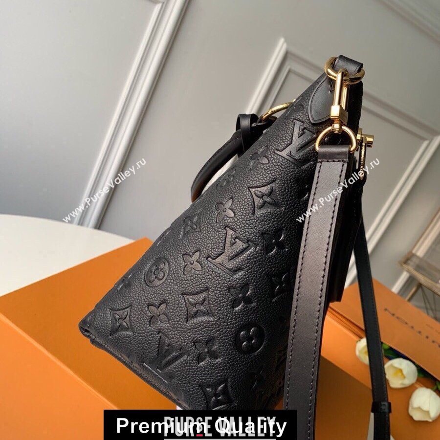 LOUIS VUITTON V TOTE MM MONOGRAM EMPREINTE M44422 BLACK (KIKI-8127)