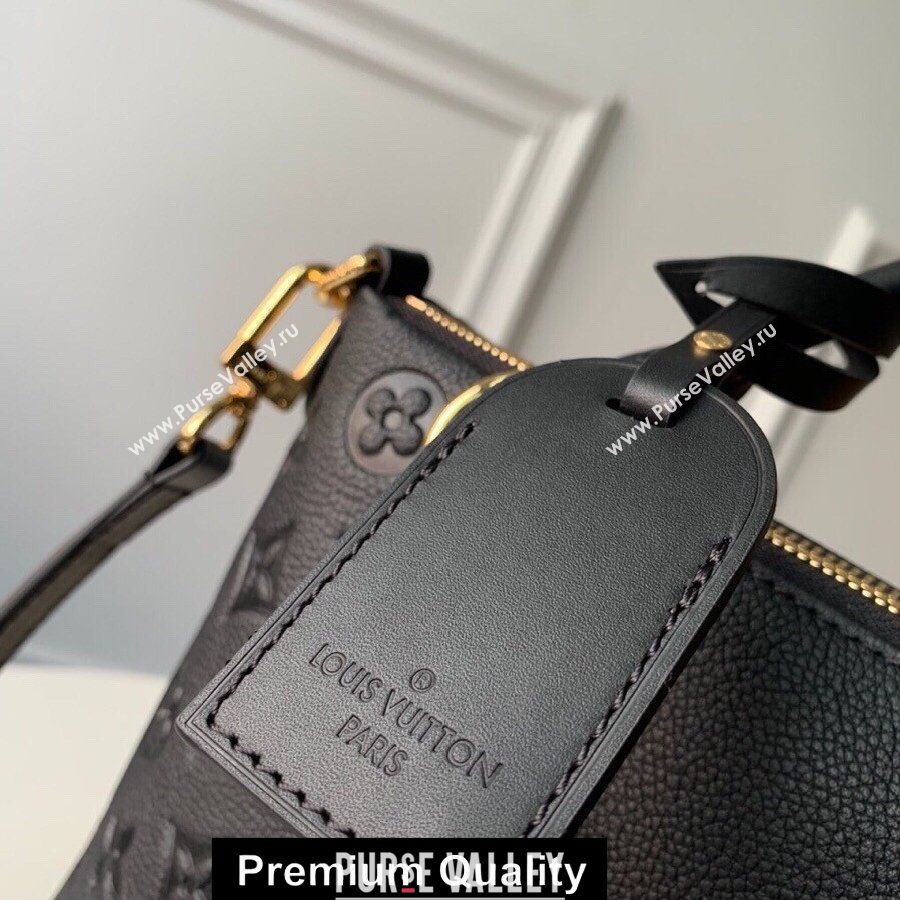 LOUIS VUITTON V TOTE MM MONOGRAM EMPREINTE M44422 BLACK (KIKI-8127)