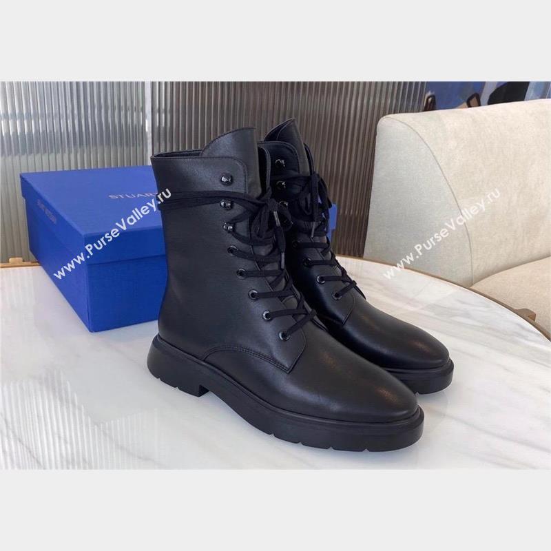 Stuart Weitzman mckenzee Bootie Black IN calfskin 2023 (jincheng-231013-06)