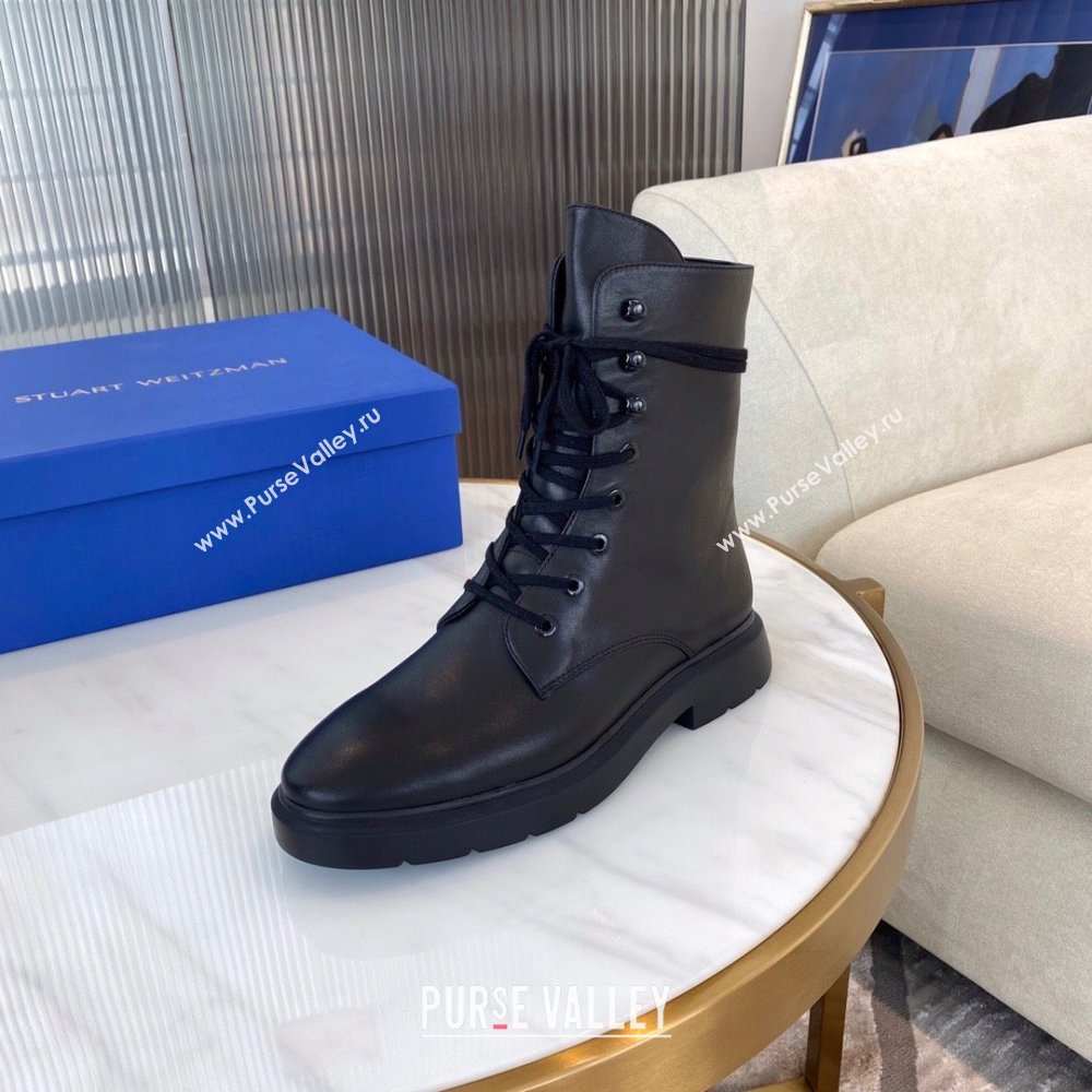 Stuart Weitzman mckenzee Bootie Black IN calfskin 2023 (jincheng-231013-06)