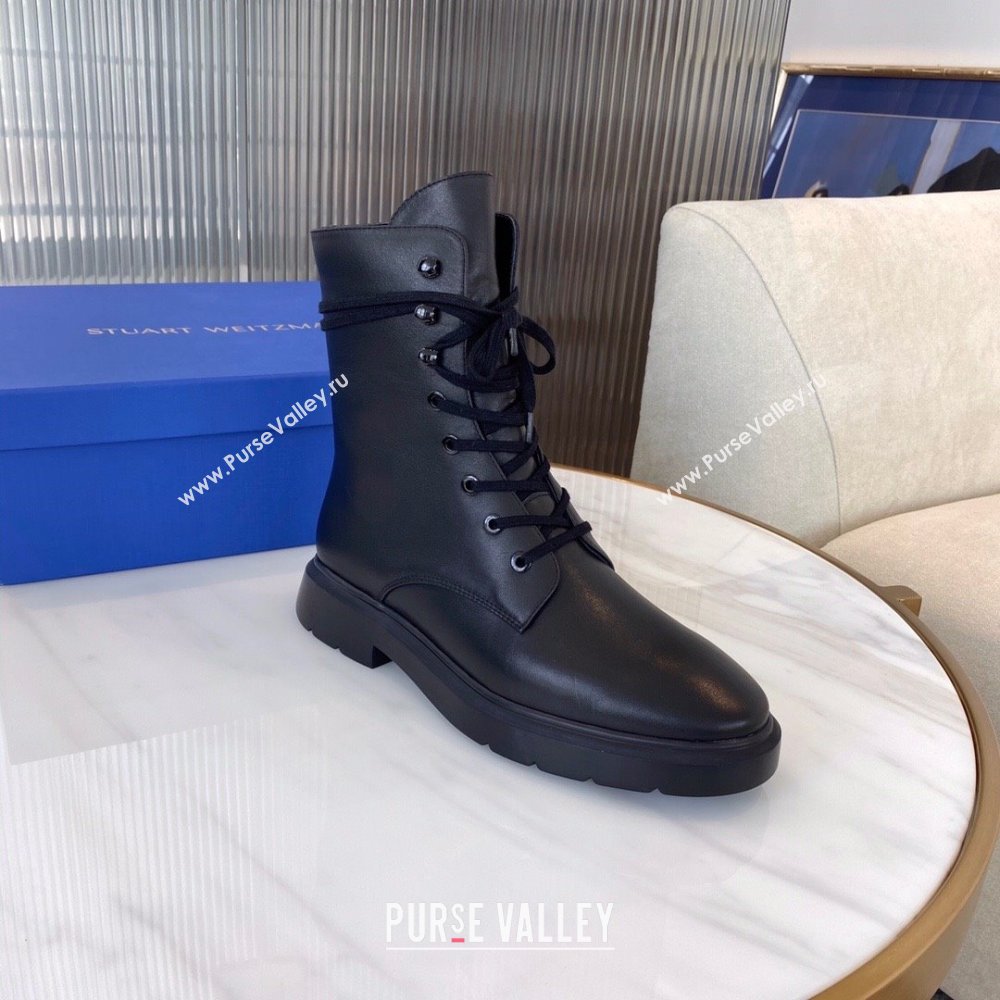 Stuart Weitzman mckenzee Bootie Black IN calfskin 2023 (jincheng-231013-06)