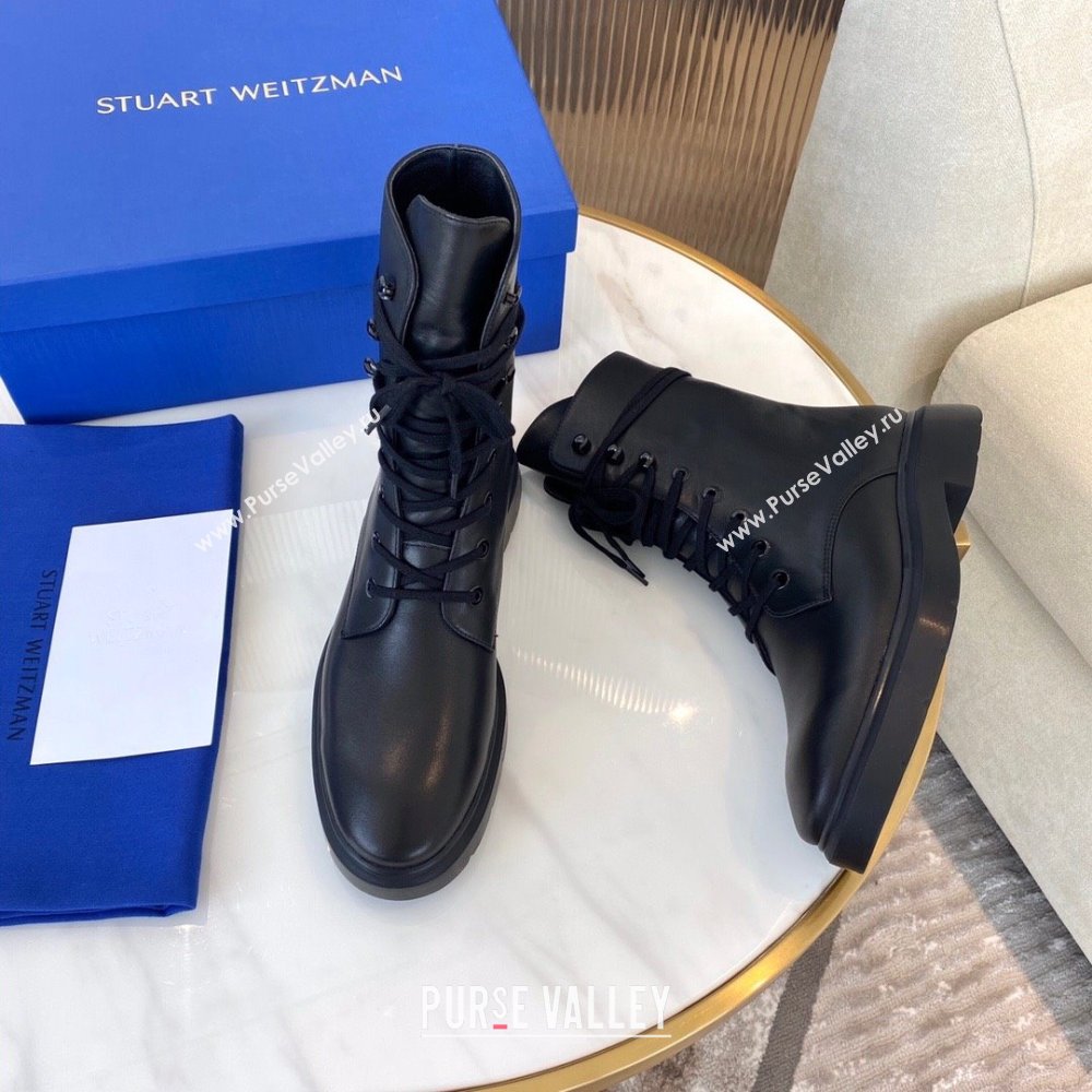 Stuart Weitzman mckenzee Bootie Black IN calfskin 2023 (jincheng-231013-06)