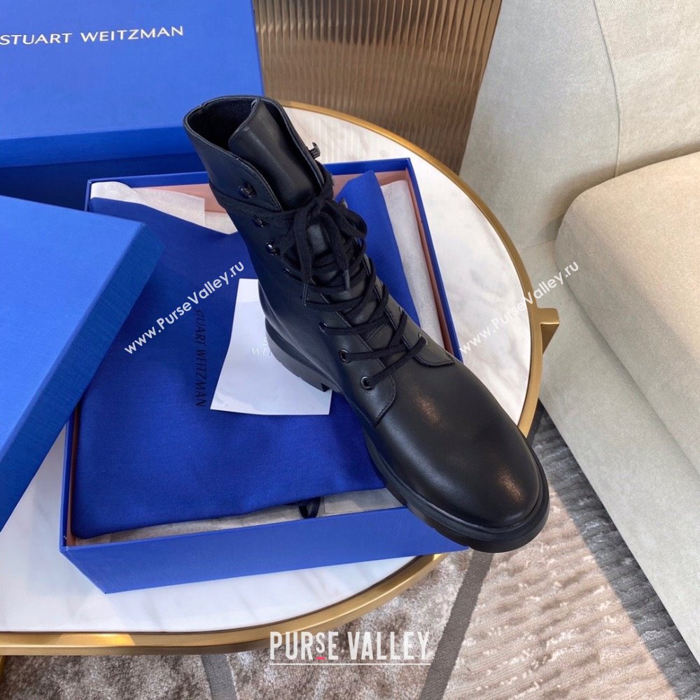 Stuart Weitzman mckenzee Bootie Black IN calfskin 2023 (jincheng-231013-06)