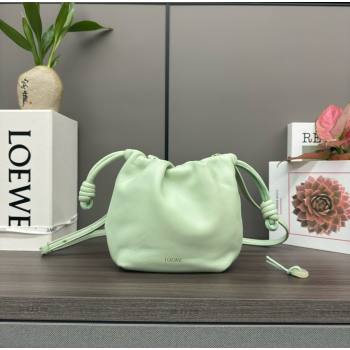 loewe Mini flamenco purse in mellow nappa lambskin 262333 mint green 2024 (yongsheng-240328-04)