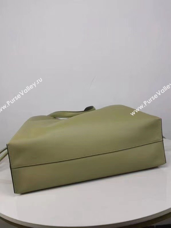 loewe large Flamenco clutch in nappa calfskin Clay Green 2024 (yongsheng-240328-12)