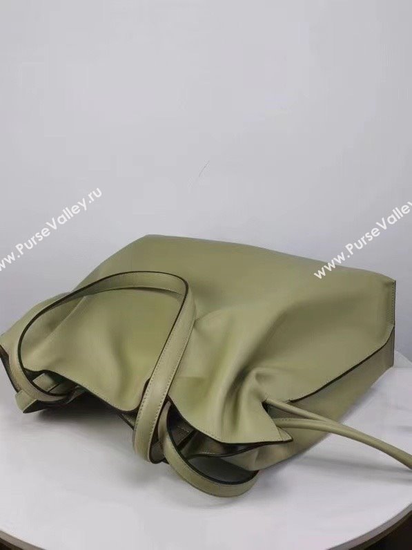 loewe large Flamenco clutch in nappa calfskin Clay Green 2024 (yongsheng-240328-12)