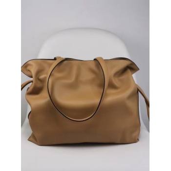 loewe large Flamenco clutch in nappa calfskin tan 2024 (nana-240328-03)