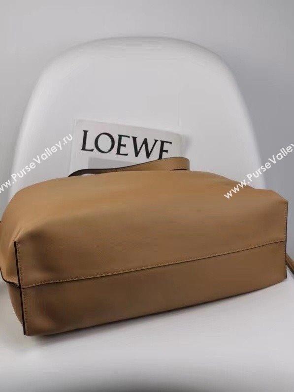 loewe large Flamenco clutch in nappa calfskin tan 2024 (nana-240328-03)