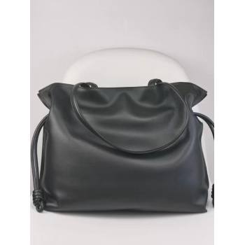 loewe large Flamenco clutch in nappa calfskin black 2024 (nana-240328-05)