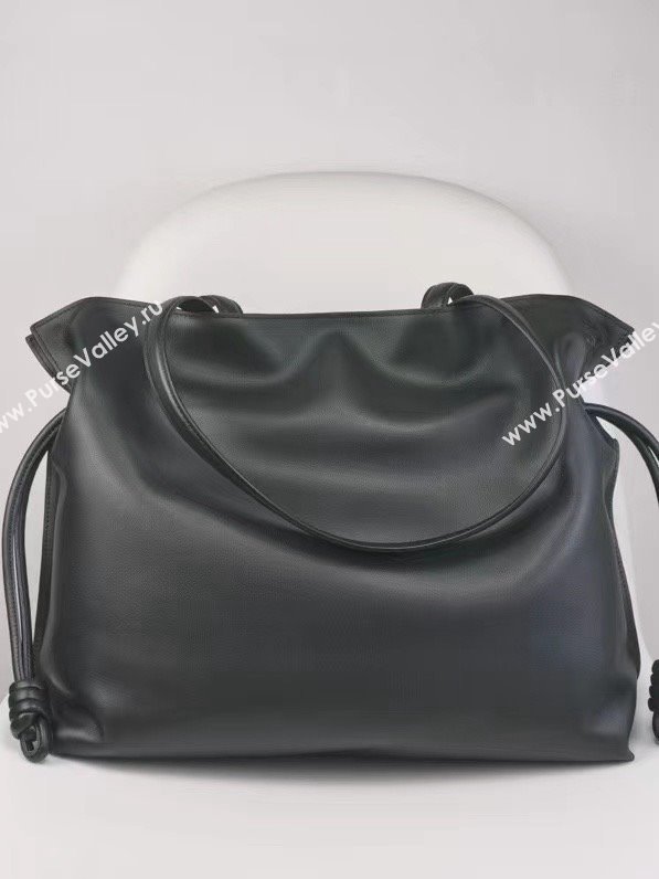 loewe large Flamenco clutch in nappa calfskin black 2024 (nana-240328-05)