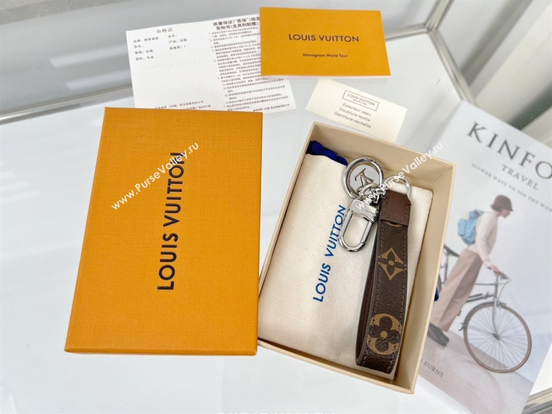 LOUIS VUITTON Dragonne Bag Charm Key Holder 01 2024 (HONGYUN-231225-10)