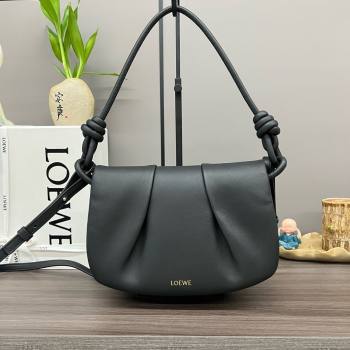 LOEWE Paseo satchel in shiny nappa calfskin black 2024 (yongsheng-240329-02)