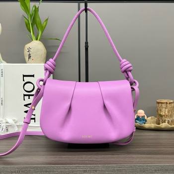 LOEWE Paseo satchel in shiny nappa calfskin pink 2024 (yongsheng-240329-03)