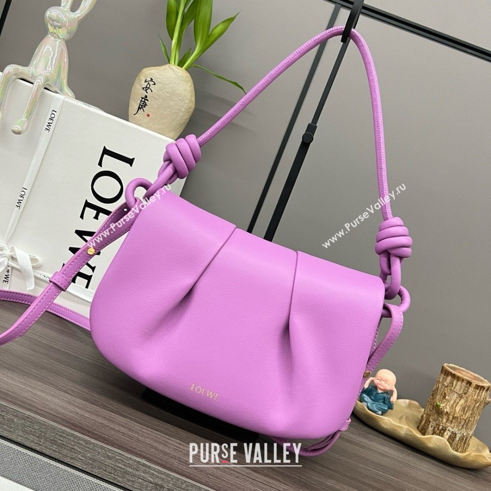 LOEWE Paseo satchel in shiny nappa calfskin pink 2024 (yongsheng-240329-03)