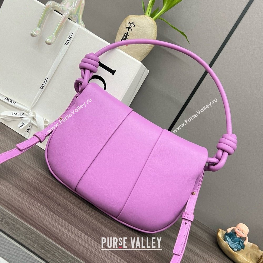 LOEWE Paseo satchel in shiny nappa calfskin pink 2024 (yongsheng-240329-03)