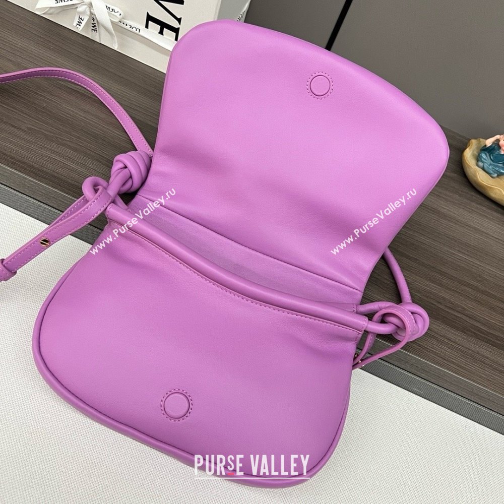 LOEWE Paseo satchel in shiny nappa calfskin pink 2024 (yongsheng-240329-03)