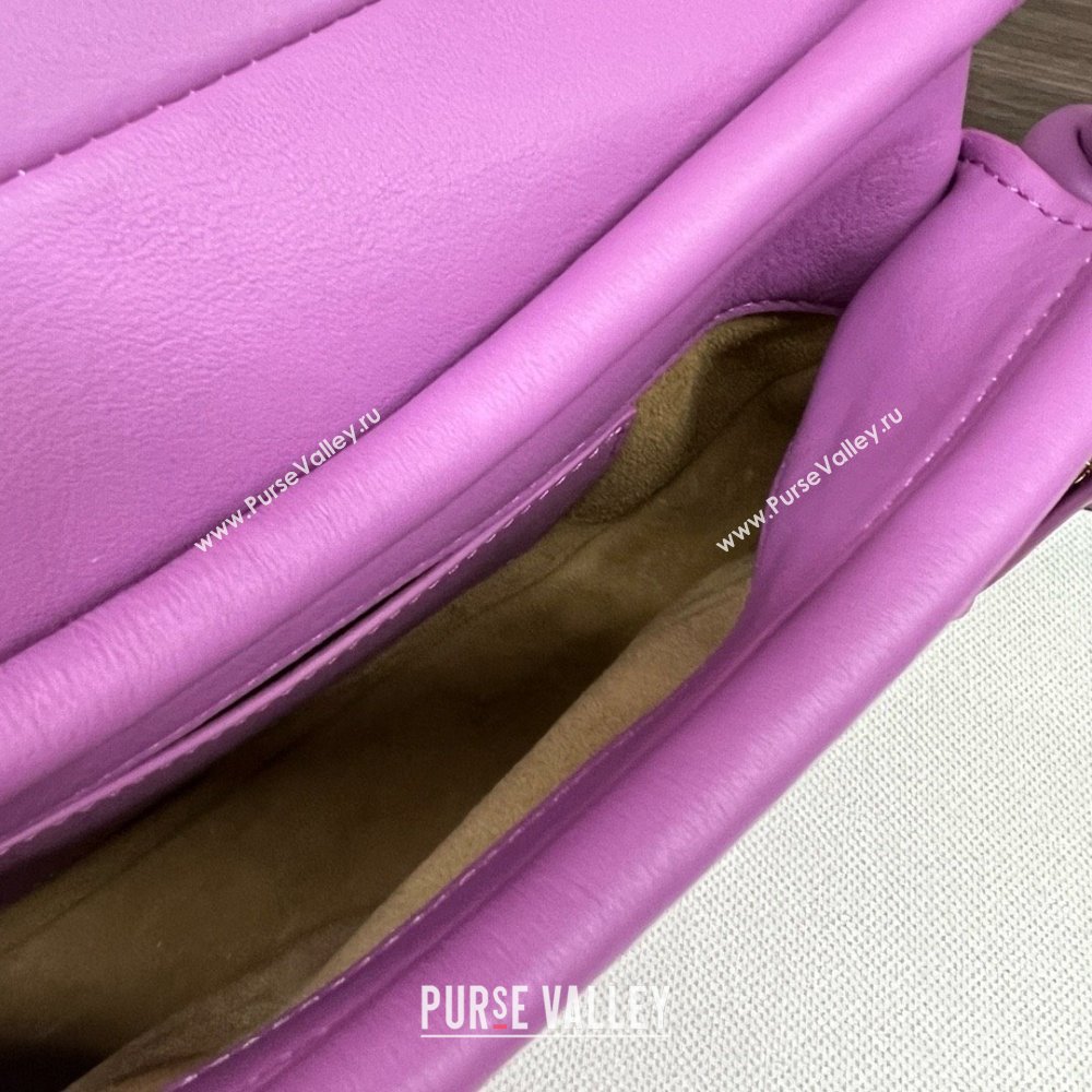 LOEWE Paseo satchel in shiny nappa calfskin pink 2024 (yongsheng-240329-03)