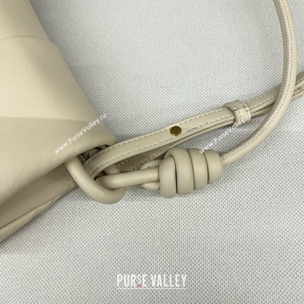 LOEWE Paseo satchel in shiny nappa calfskin white 2024 (yongsheng-240329-04)