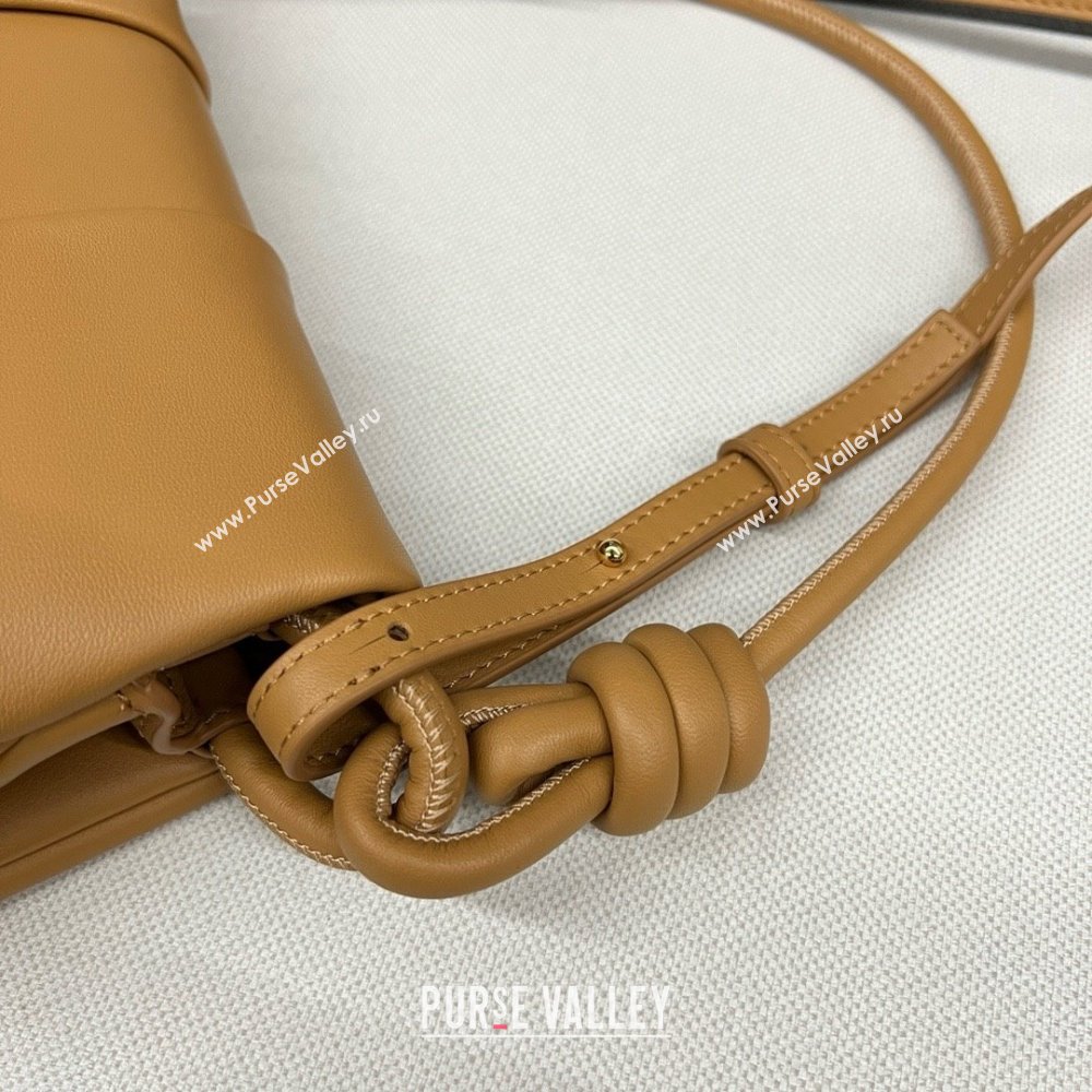 LOEWE Paseo satchel in shiny nappa calfskin Warm Desert 2024 (yongsheng-240329-05)