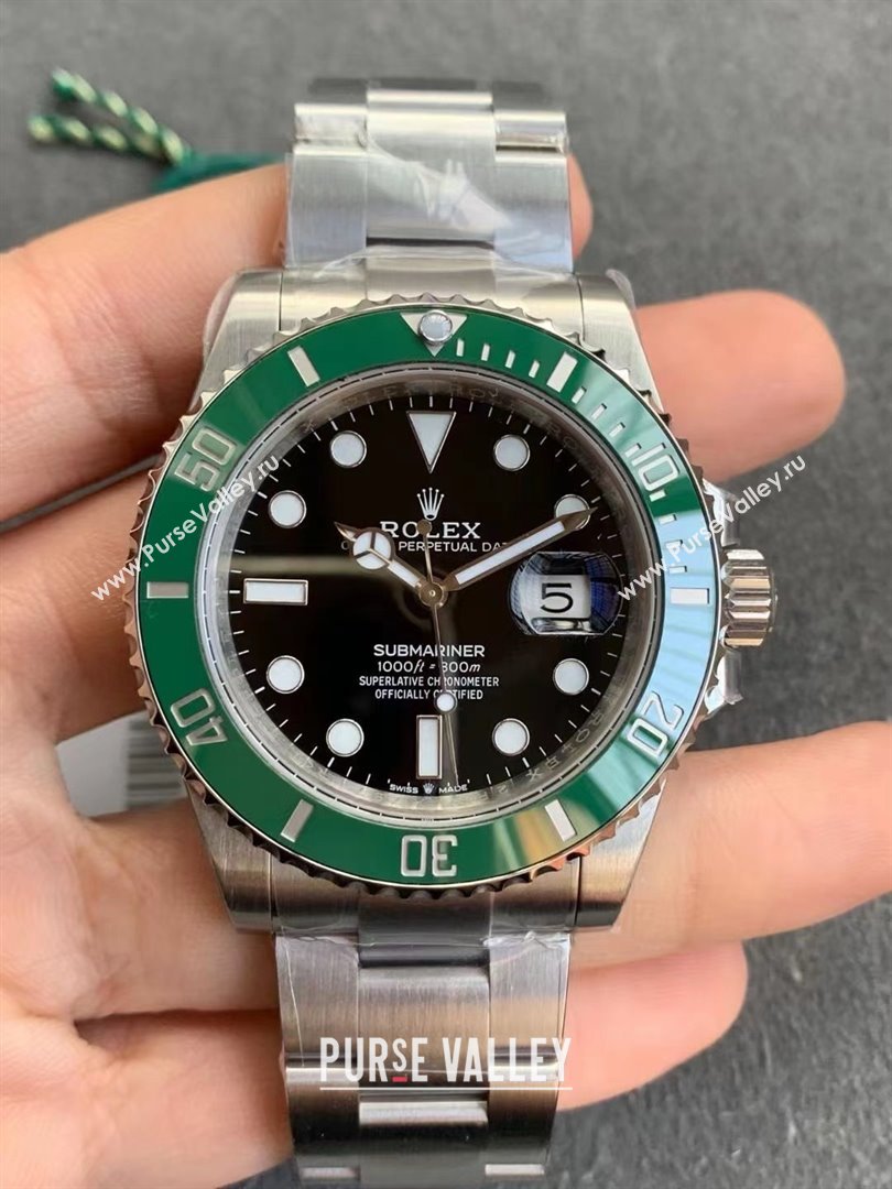 Rolex submariner 40MM Watch Green 3235 (kana-240328-1650)